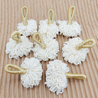Thumbnail for White Bead Tassels Latkan, Indian Latkans, Sewing Latkans
