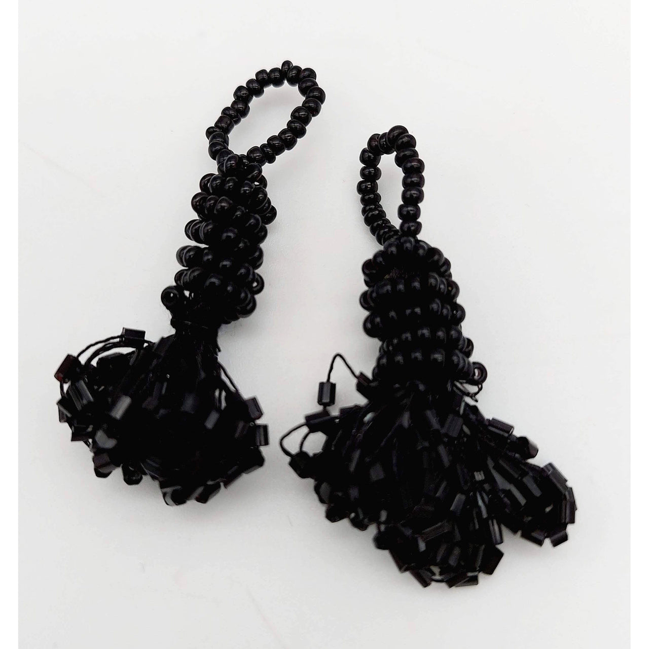 Black Bead Tassels Latkan, Indian Latkans, Sewing Latkans