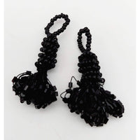 Thumbnail for Black Bead Tassels Latkan, Indian Latkans, Sewing Latkans