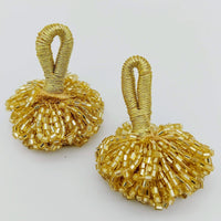 Thumbnail for Gold Bead Tassels Latkan, Indian Latkans, Sewing Latkans