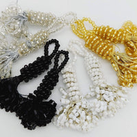 Thumbnail for Black Bead Tassels Latkan, Indian Latkans, Sewing Latkans