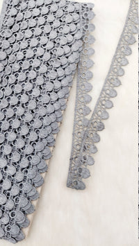 Thumbnail for Fringe Trim, Polyester Embroidered Crafting Edging Lace Trim, Trim by 10 Yards