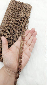 Thumbnail for 9 Yards Embroidery Cotton Lace Trim, Approx. 15mm Wide, Fringe Trim