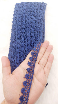 Thumbnail for Fringe Trim, Polyester Embroidered Crafting Edging Lace Trim, Trim by 2 Yards