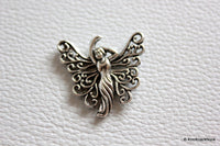 Thumbnail for 2 x Tibetan Silver Angel Girl Pendants / Charms