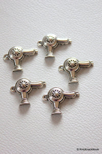 Thumbnail for 5 x Zinc Alloy Hair Dryer/ Air Blower Pendants / Charms