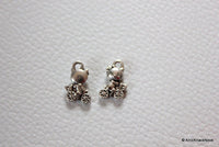 Thumbnail for 10 x Tibet Silver Cat / Kitty on a Bike Charms