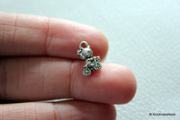 Thumbnail for 10 x Tibet Silver Cat / Kitty on a Bike Charms