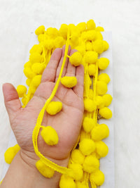 Thumbnail for 9 yards x Wholesale Tropical Pom Pom Fringe Trim, Pompom Trimming, Tassels