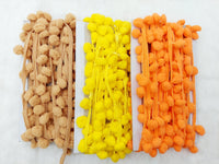 Thumbnail for 9 yards x Wholesale Tropical Pom Pom Fringe Trim, Pompom Trimming, Tassels