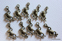 Thumbnail for 10 x Zinc Alloy Bronze Tone Monkey Charms Pendants 21x9x3mm
