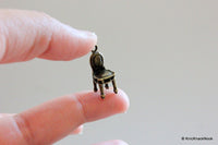 Thumbnail for 5 x Zinc Alloy Bronze Tone Chair Charm Pendants 22mm x 8mm