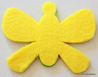Thumbnail for Yellow And Green Butterfly Felt Applique Patch
