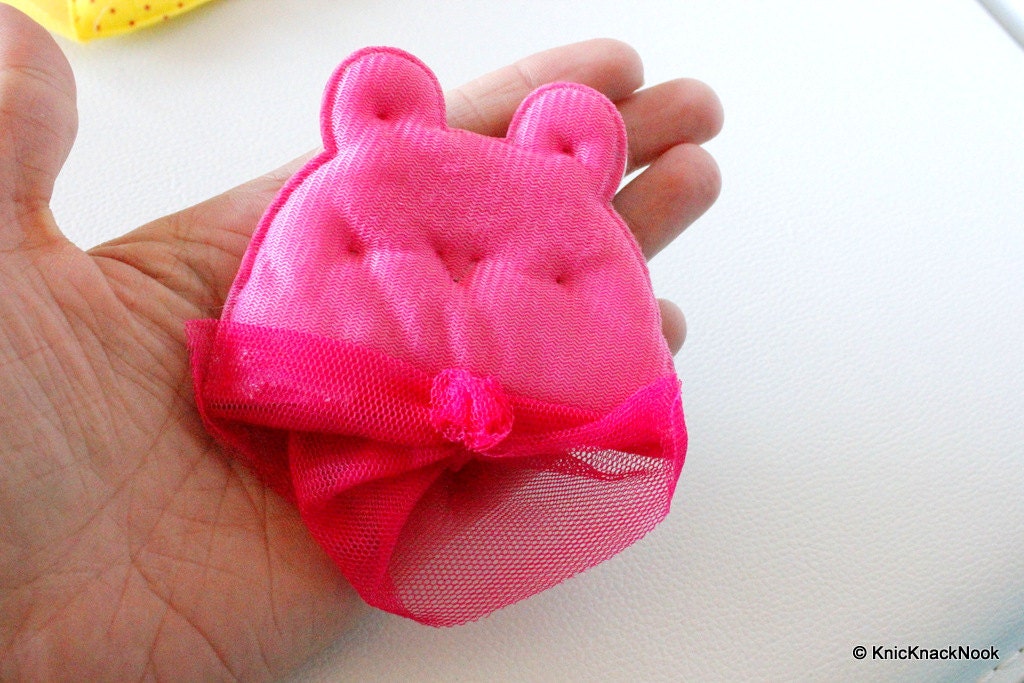 Pink Frog Applique Patch, Kids Applique, Pink Patch