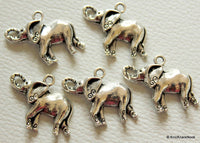 Thumbnail for 5 x Elephant Silver Tone Charms