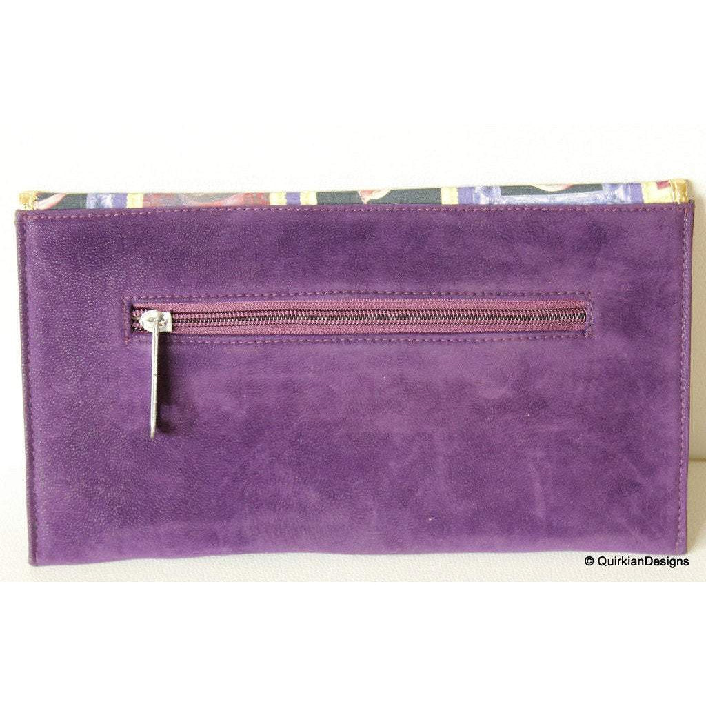 Violet Clutch Purse, Wedding Clutch, Party Clutch