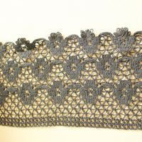 Thumbnail for Black Embroidery Crochet (Cotton) One Yard Lace Trims, Indian Laces, Indian Trims