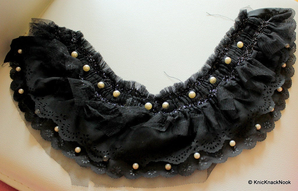 Black Neck Collar Trim