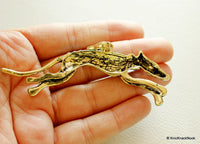 Thumbnail for 1 x Bronze Tone, Blue Rhinestones Pendant, Dog Pendant