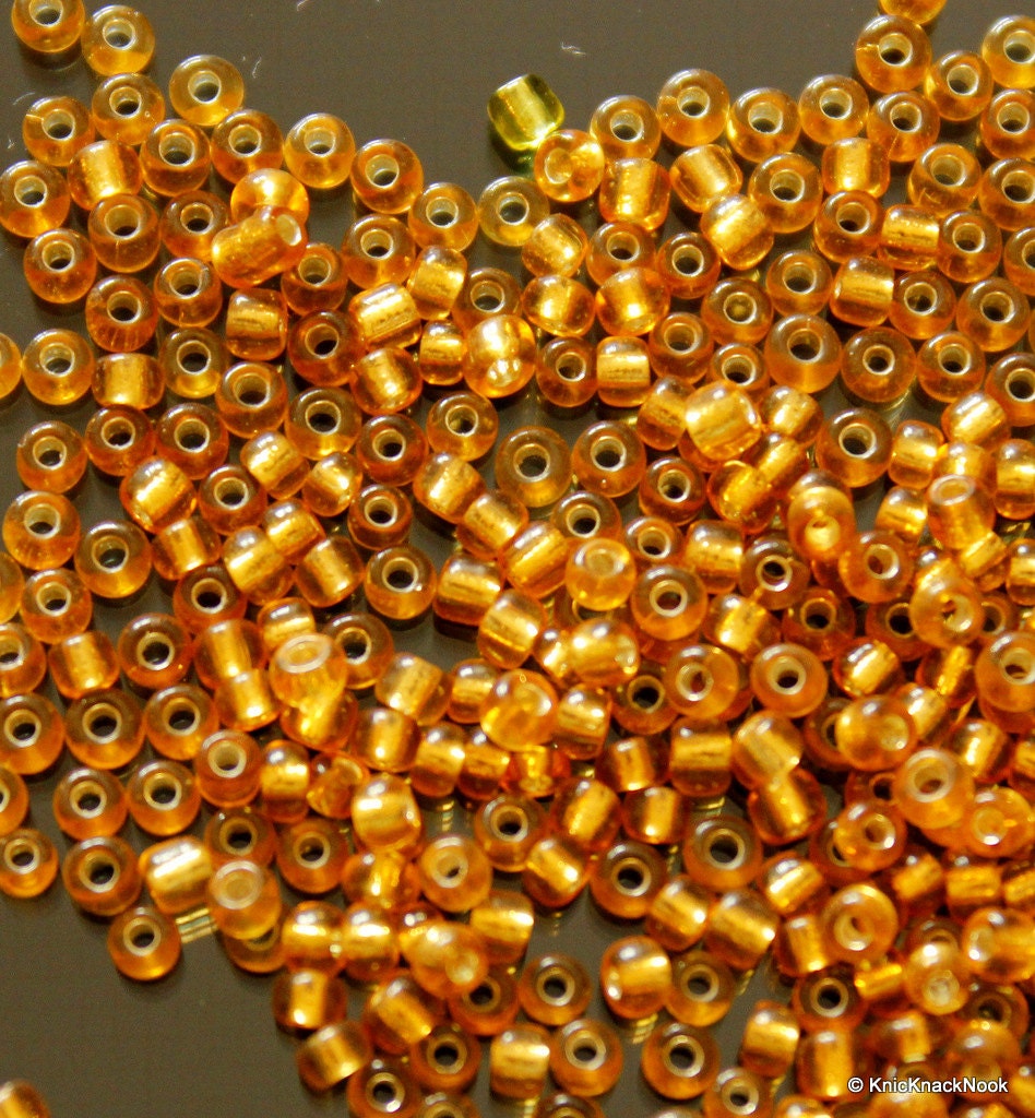 Brown Round Seed Beads, 10g Bag Brown Beads, Approx. 3 mm