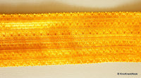 Thumbnail for Yellow Thread Lace Trim, Approx. 65mm wide