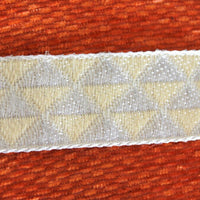 Thumbnail for Wholesale Silver And Beige Woven Jacquard Trim, Approx. 32 mm Trim By 9 Yards Costume Trim Sari Border, Indian Craft Ribbon