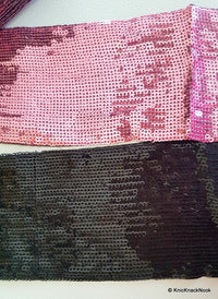 Thumbnail for Pink Sequins Trim, Approx. 77mm wide