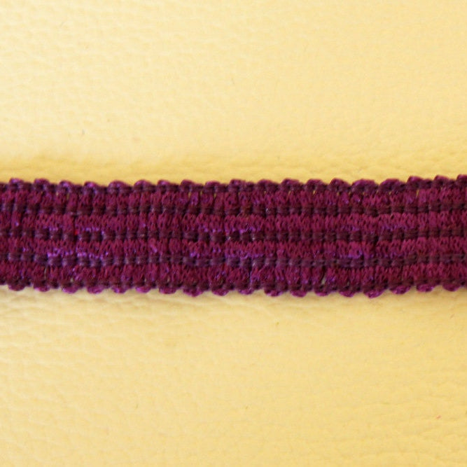 Purple And Pink Thread Lace Trim, Approx. 14mm wide