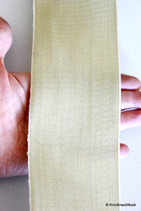 Thumbnail for Gold Trim, Fabric Lace Trim, Approx. 75mm Wide