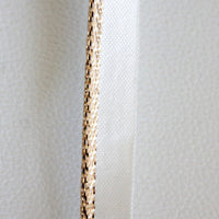 Thumbnail for White Lace Trim With Shining Gold Piping, Approx. 14 mm wide