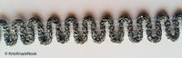 Thumbnail for Bronze Woven Zari Thread Lace Trim, Approx. 24mm wide - 200317L150