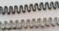 Thumbnail for Bronze Woven Zari Thread Lace Trim, Approx. 24mm wide - 200317L150