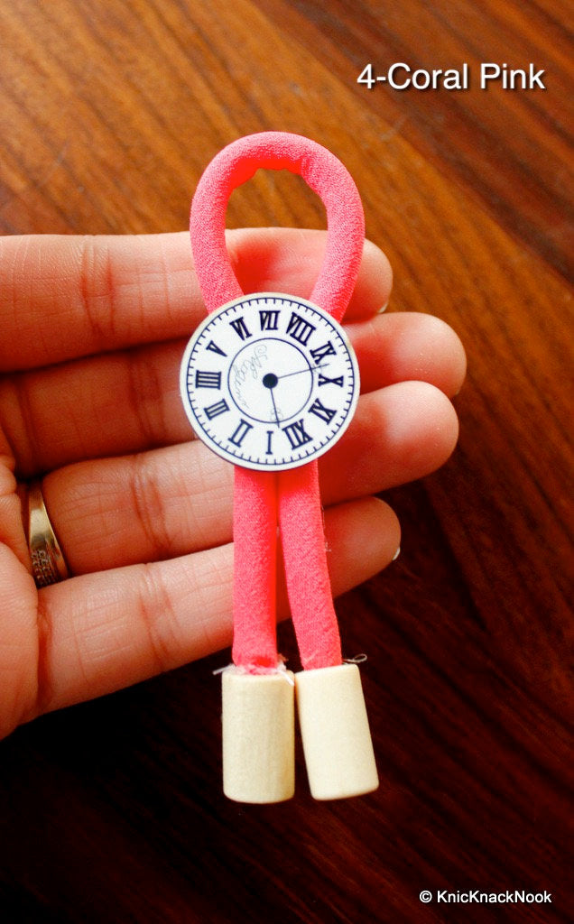 Vintage Clock Pinkback Buttons
