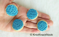 Thumbnail for Blue Embroidered Buttons