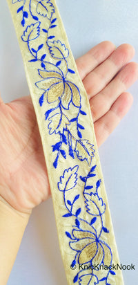 Thumbnail for Beige Art Silk Fabric Trim