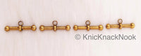 Thumbnail for Antique Bronze / Silver Zinc Alloy Bar Charm Pendant, Metal Buttons, Charms