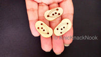 Thumbnail for Brown Flip Flops Shaped Wood Buttons