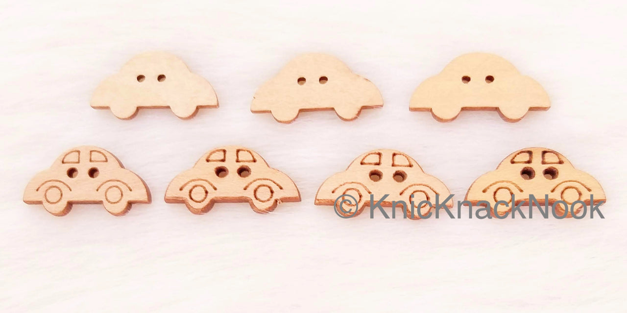 Wood Car Buttons