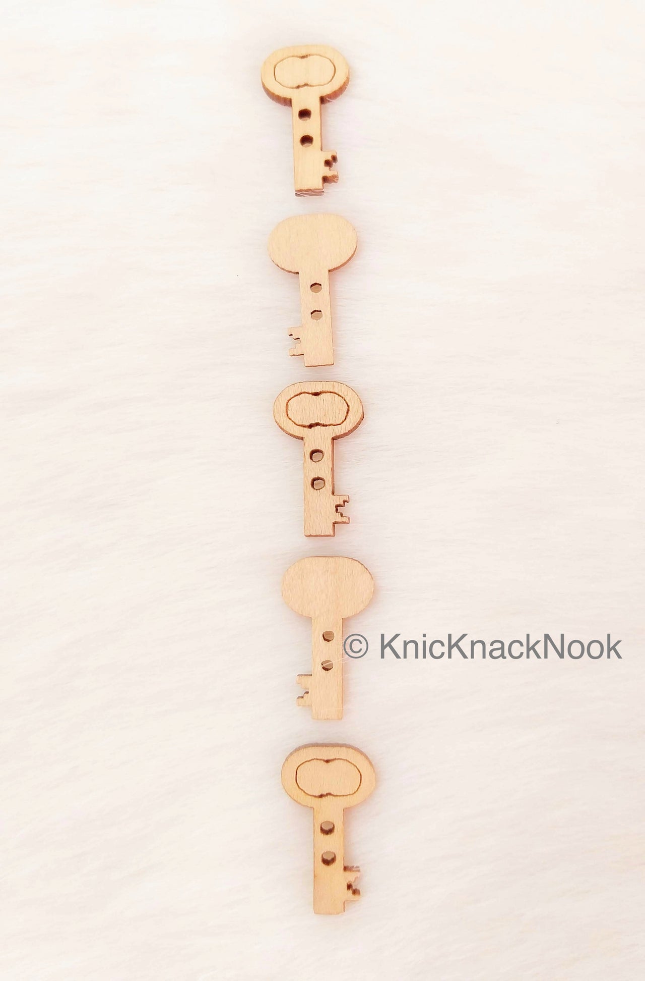 Wood Key Buttons