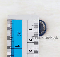 Thumbnail for Blue And White Round Wood Buttons