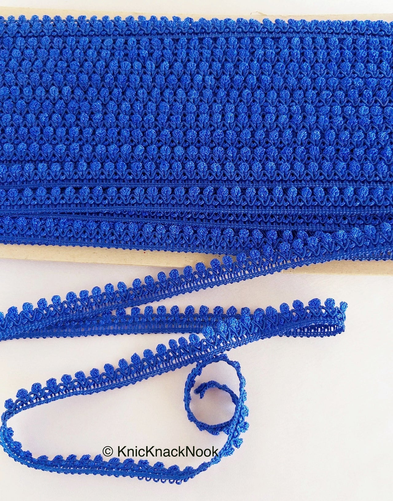 Royal Blue Thread Lace, Embroidery Lace Trims, Fringe Trim