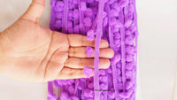 Thumbnail for Purple Pom Pom Fringe Trim, Pompom Trimming, Tassels