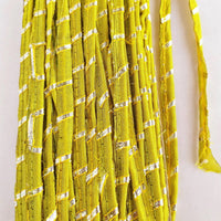 Thumbnail for Olive Green And Gold Stripes Piping Cord Trim, Approx. 8 mm wide, One Yard Trim