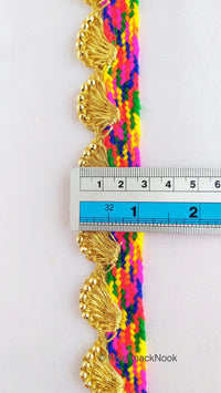 Thumbnail for Multicoloured Wool Woven Trim