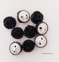Thumbnail for Handmade Black Buttons