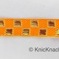 Thumbnail for Yellow and Gold Jacquard Weaving Trim, Trim By 2 Yards, Craft Decorative Ribbon