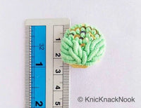 Thumbnail for Hand Embroidered Green Buttons