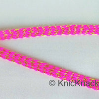 Thumbnail for Pink Braid Trim, Approx. 8mm wide, Upholstery Trim
