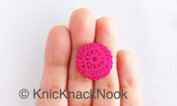 Thumbnail for Hand Knit Pink Buttons