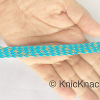 Thumbnail for Blue Braid Trim, Approx. 8mm wide, Upholstery Trim